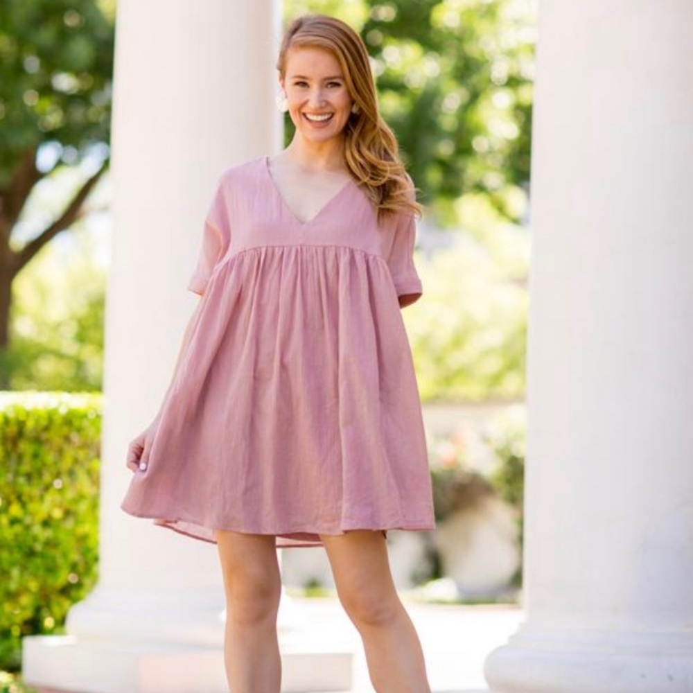 Blush Babydoll Dress